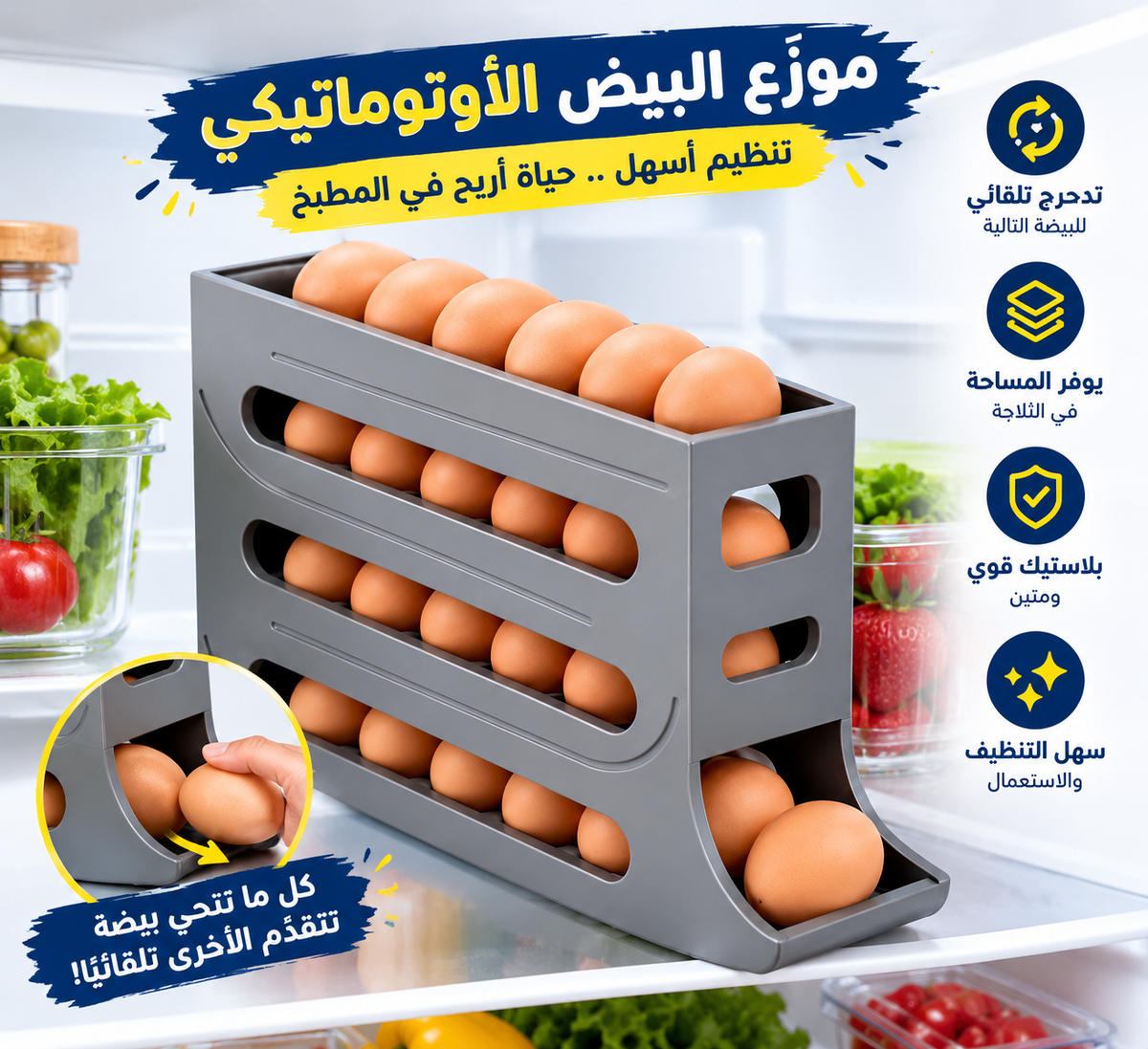 موزّع البيض الأوتوماتيكي